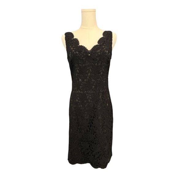 Ann Taylor Dresses & Skirts - 🖤 EUC ANN TAYLOR Black Lace Sheath Dress | Women’s Sz 0